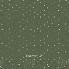 Be Positive Enchanted Forest Metallic CS108-EF31M | Cotton + Steel Basics | Blender Fabric | Continuous Yardage | Fat Quarter