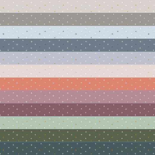 Be Positive Neutrals Fat Quarter Bundle CS108P-FQB-N | 12 Print Precut Bundle | Cotton + Steel | Manufacture Fat Quarter Bundle