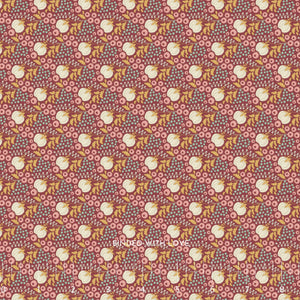 Cottonfield Maroon 100564 | Sanctuary by Tone Finnanger | Tilda Fabrics | Continuous Yardage | Fat Quarter
