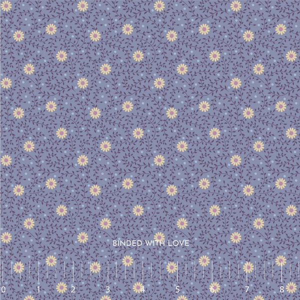 Daisydream Pitch Blue 100573 | Sanctuary by Tone Finnanger | Tilda Fabrics | Continuous Yardage | Fat Quarter