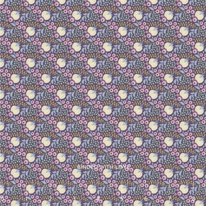Cottonfield Eggplant 100574 | Sanctuary by Tone Finnanger | Tilda Fabrics | Continuous Yardage | Fat Quarter