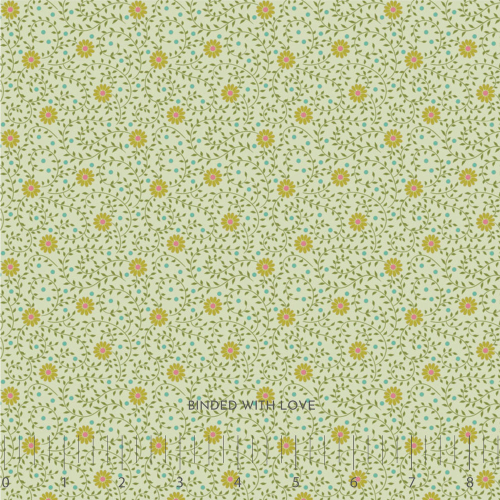 Daisydream Pistachio 100578 | Sanctuary by Tone Finnanger | Tilda Fabrics | Continuous Yardage | Fat Quarter