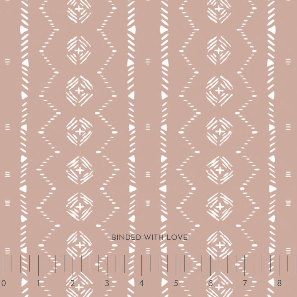 Geo Clay 90987-30 | Charmwood by Bernadett Urbanovics | Figo Fabrics | Continuous Yardage | Fat Quarter | Quilting Fabric