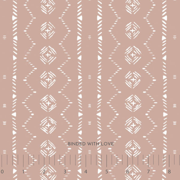 Geo Clay 90987-30 | Charmwood by Bernadett Urbanovics | Figo Fabrics | Continuous Yardage | Fat Quarter | Quilting Fabric