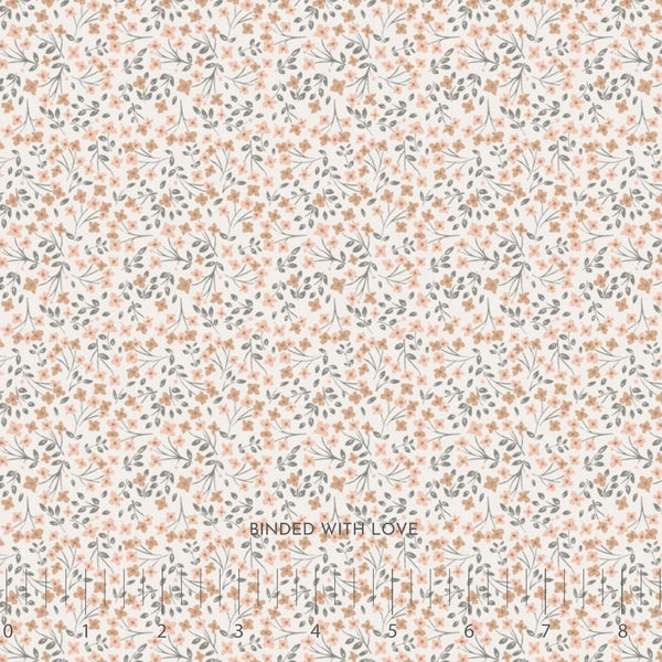 Ditsy Floral Cream 90986-11 | Charmwood by Bernadett Urbanovics | Figo Fabrics | Continuous Yardage | Fat Quarter | Quilting Fabric