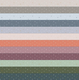 Be Positive Neutrals Fat Quarter Bundle CS108P-FQB-N | 12 Print Precut Bundle | Cotton + Steel | Manufacture Fat Quarter Bundle