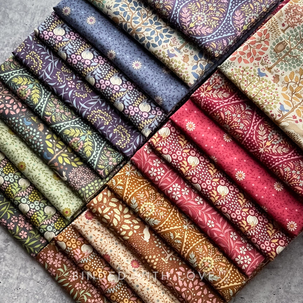 Adina Ochre 100566 | Sanctuary by Tone Finnanger | Tilda Fabrics | Continuous Yardage | Fat Quarter