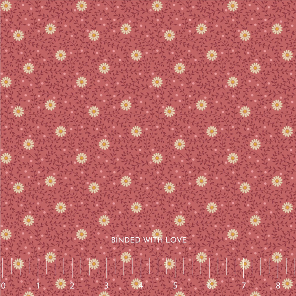 Daisydream Rhubarb 100563 | Sanctuary by Tone Finnanger | Tilda Fabrics | Continuous Yardage | Fat Quarter