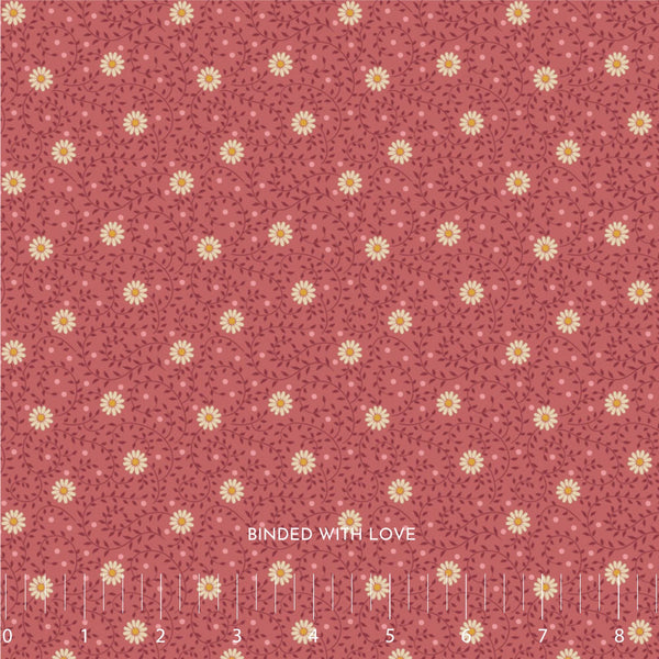 Daisydream Rhubarb 100563 | Sanctuary by Tone Finnanger | Tilda Fabrics | Continuous Yardage | Fat Quarter
