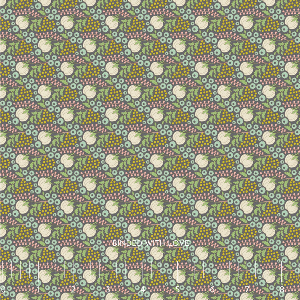 Cottonfield Greygreen 100579 | Sanctuary by Tone Finnanger | Tilda Fabrics | Continuous Yardage | Fat Quarter