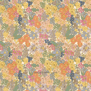 Mimi Blush Metallic RP1403-BL1M | English by Rifle Paper Co | Cotton + Steel | Continuous Yardage | Fat Quarter