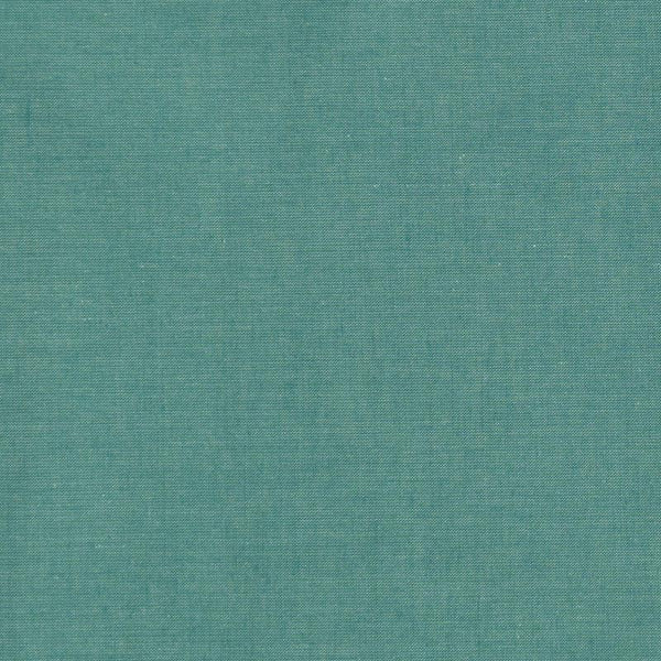 Aqua 160032 | Chambray Basics Tilda Fabrics | Yarn Dyed Woven Quilting Fabric | Continuous Yardage | Fat Quarter