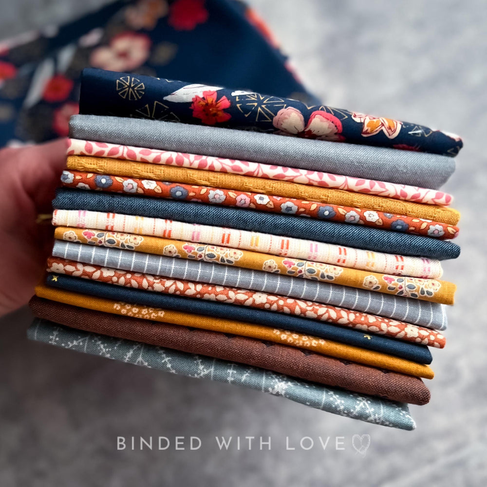 Curated Fat Quarter Bundle | 14 Fat Quarters | Hand Selected Quilting Bundle | Quilting Fabric | BUNDLE-248