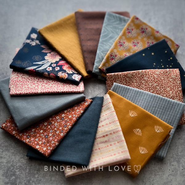 Curated Fat Quarter Bundle | 14 Fat Quarters | Hand Selected Quilting Bundle | Quilting Fabric | BUNDLE-248