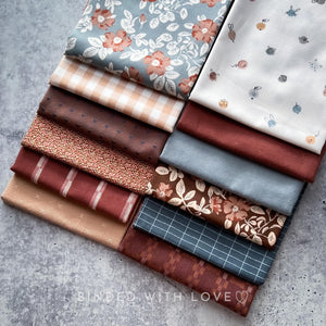 Curated Fat Quarter Bundle | 12 Fat Quarters | Hand Selected Quilting Bundle | Quilting Fabric | BUNDLE-249