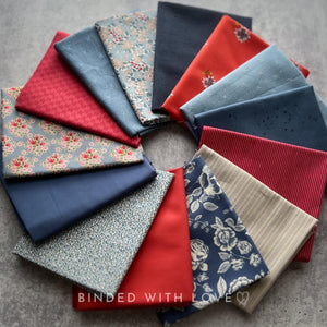 Curated Fat Quarter Bundle | 14 Fat Quarters | Hand Selected Quilting Bundle | Quilting Fabric | BUNDLE-251