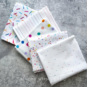 Ditsy Dots White Multi 92026-10 | Dovetail by Ghazal Razavi