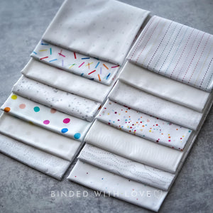 Dovetail by Ghazal Razavi for Figo Fabrics | 14 Print Low Volume Fat Quarter Bundle | Half Yard Bundle | Quilting Fabric | BUNDLE-247