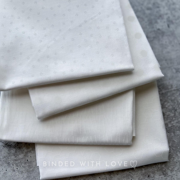 Dovetail by Ghazal Razavi for Figo Fabrics | 14 Print Low Volume Fat Quarter Bundle | Half Yard Bundle | Quilting Fabric | BUNDLE-247