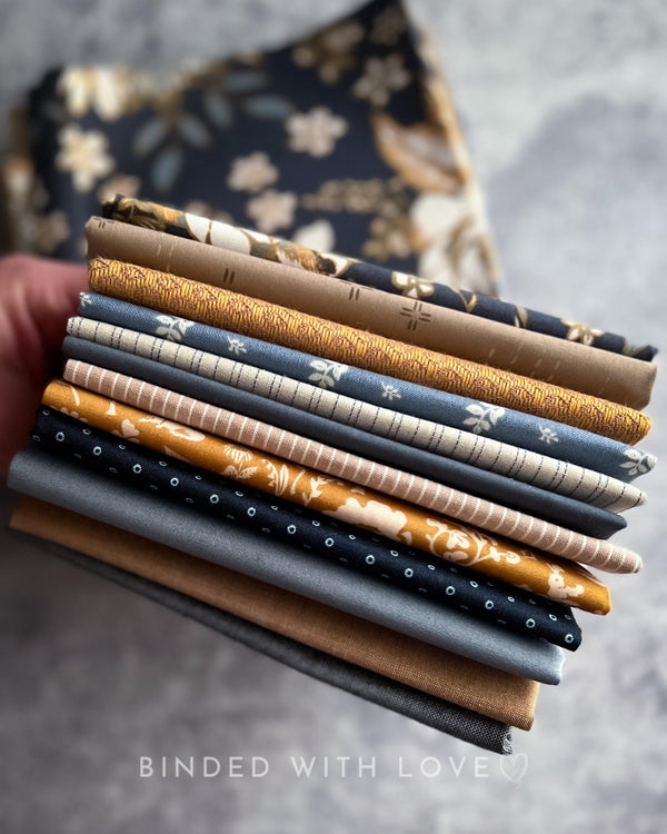 Curated Fat Quarter Bundle | 12 Fat Quarters | Hand Selected Quilting Bundle | Quilting Fabric | BUNDLE-252