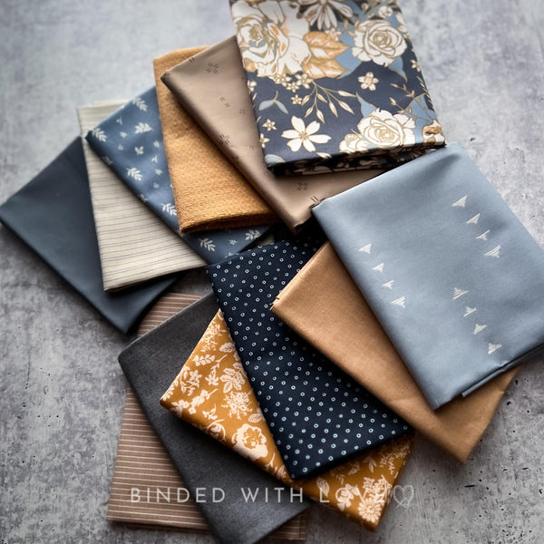 Curated Fat Quarter Bundle | 12 Fat Quarters | Hand Selected Quilting Bundle | Quilting Fabric | BUNDLE-252