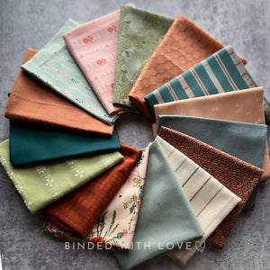 Curated Fat Quarter Bundle | 15 Fat Quarters | Hand Selected Quilting Bundle | Quilting Fabric | BUNDLE-253