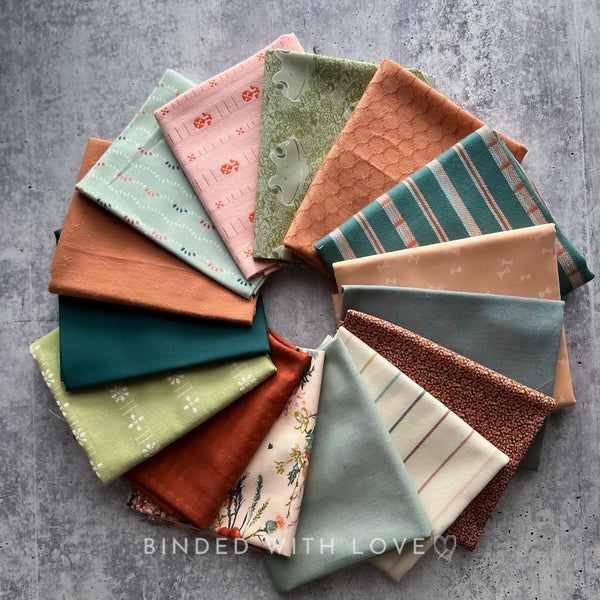 Curated Fat Quarter Bundle | 15 Fat Quarters | Hand Selected Quilting Bundle | Quilting Fabric | BUNDLE-253