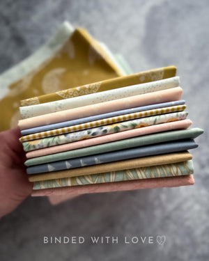 Curated Fat Quarter Bundle | 12 Fat Quarters | Hand Selected Quilting Bundle | Quilting Fabric | BUNDLE-255