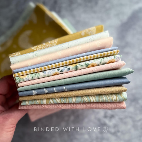 Curated Fat Quarter Bundle | 12 Fat Quarters | Hand Selected Quilting Bundle | Quilting Fabric | BUNDLE-255