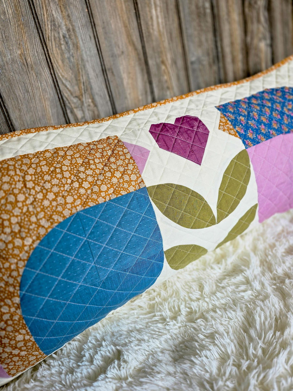 PREORDER Little Birds Pillow Quilt Kit | Pattern by Thai Charm | Pattern NOT INCLUDED | 16 in x 36 in