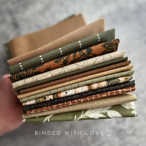 Curated Fat Quarter Bundle | 13 Fat Quarters | Hand Selected Quilting Bundle | Quilting Fabric | BUNDLE-256