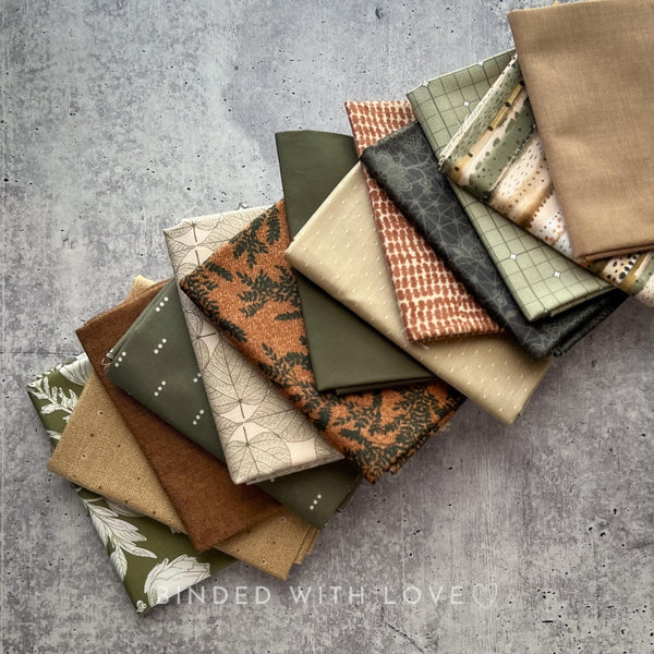 Curated Fat Quarter Bundle | 13 Fat Quarters | Hand Selected Quilting Bundle | Quilting Fabric | BUNDLE-256