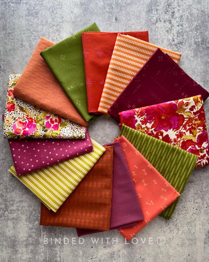 Curated Fat Quarter Bundle | 14 Fat Quarters | Hand Selected Quilting Bundle | Quilting Fabric | BUNDLE-257