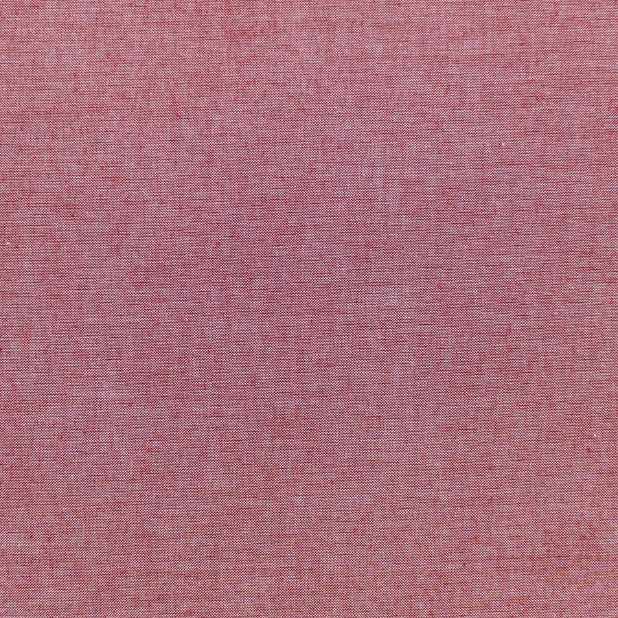 Red 160001 | Chambray Basics Tilda Fabrics | Yarn Dyed Woven Quilting Fabric | Continuous Yardage | Fat Quarter