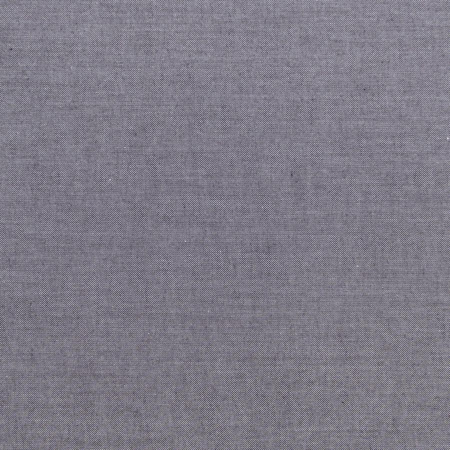 Grey 160006 | Chambray Basics Tilda Fabrics | Yarn Dyed Woven Quilting Fabric | Continuous Yardage | Fat Quarter