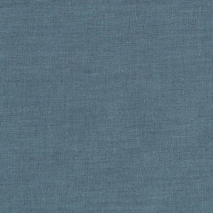 Prussian 160031 | Chambray Basics Tilda Fabrics | Yarn Dyed Woven Quilting Fabric | Continuous Yardage | Fat Quarter