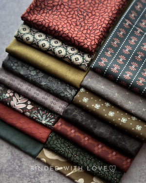 Curated Fat Quarter Bundle | 15 Fat Quarters | Hand Selected Quilting Bundle | Quilting Fabric | BUNDLE-2561