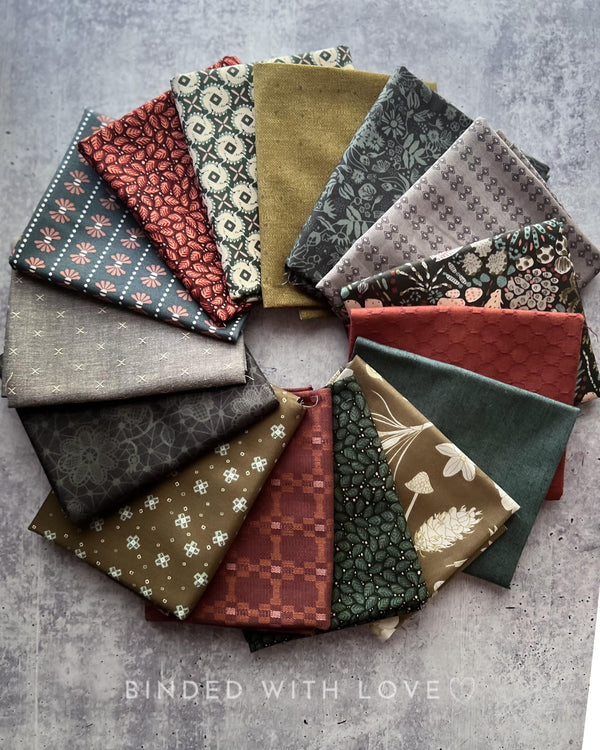 Curated Fat Quarter Bundle | 15 Fat Quarters | Hand Selected Quilting Bundle | Quilting Fabric | BUNDLE-2561