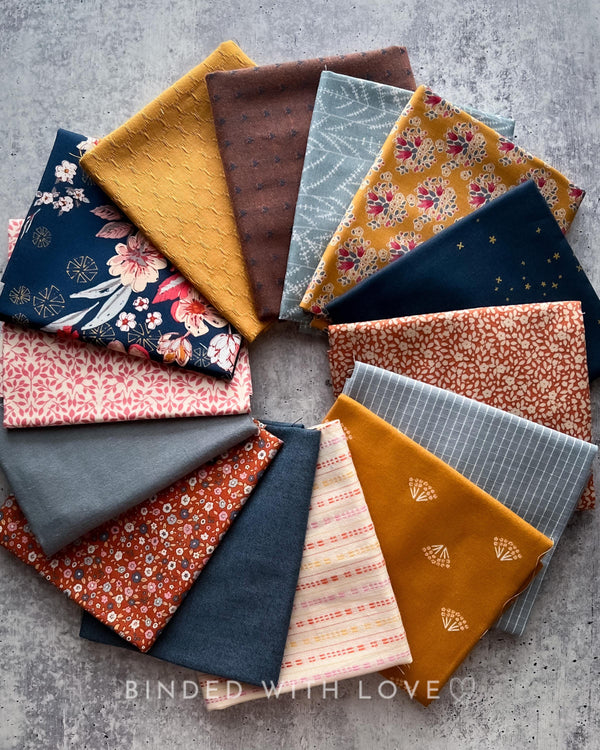 Curated Fat Quarter Bundle | 14 Fat Quarters | Hand Selected Quilting Bundle | Quilting Fabric | BUNDLE-248