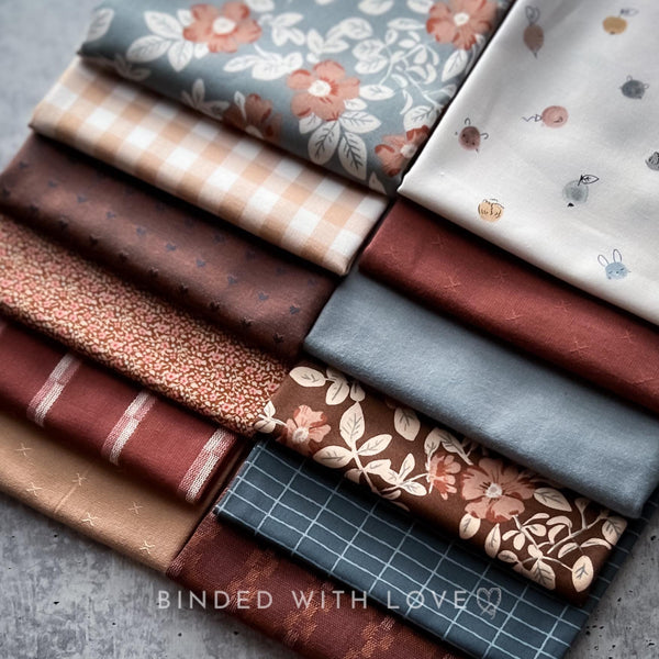 Curated Fat Quarter Bundle | 12 Fat Quarters | Hand Selected Quilting Bundle | Quilting Fabric | BUNDLE-249