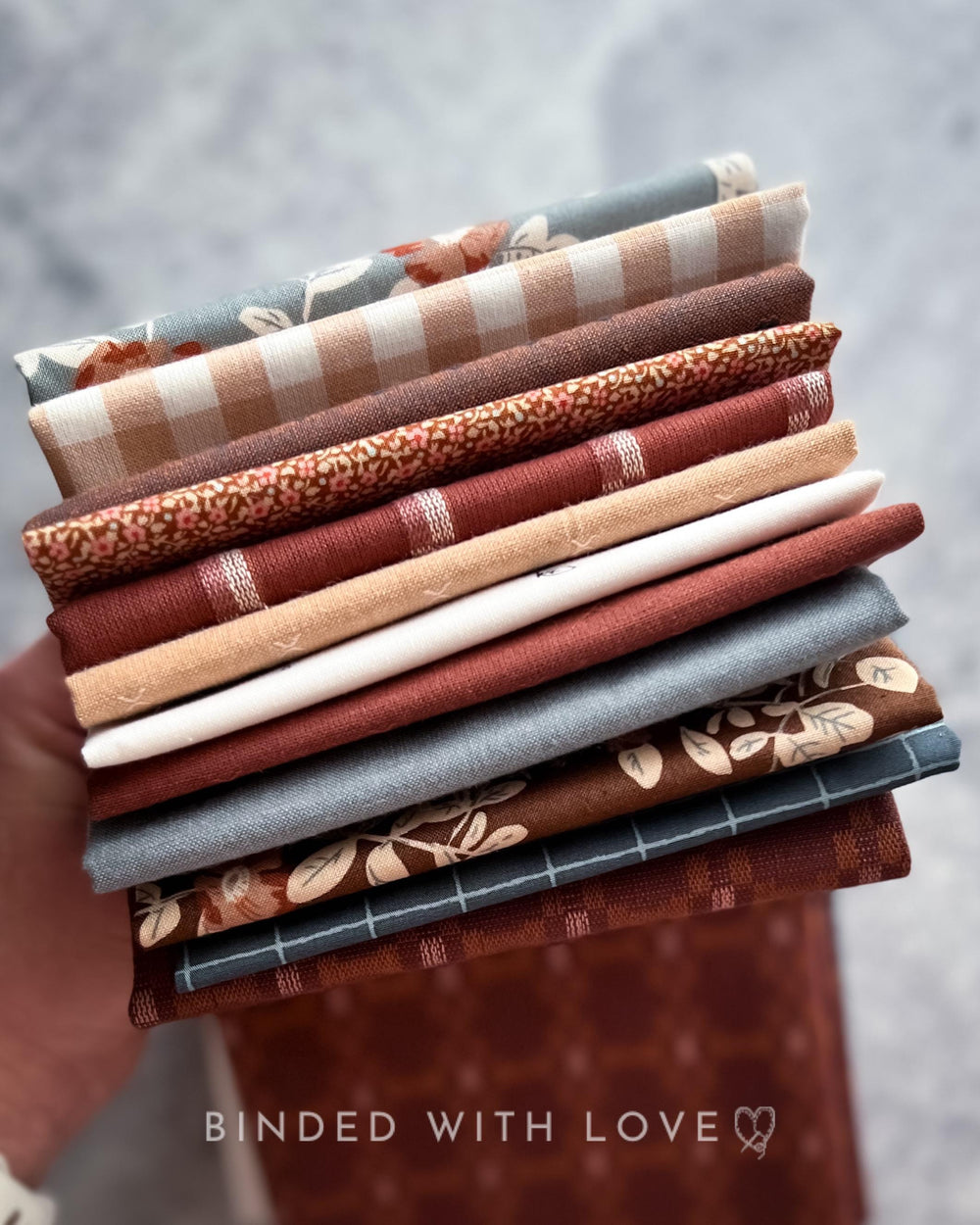 Curated Fat Quarter Bundle | 12 Fat Quarters | Hand Selected Quilting Bundle | Quilting Fabric | BUNDLE-249