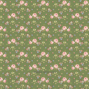 Gracie Green 130151 | Creating Memories Winter by Tone Finnanger | Tilda Fabrics | Continuous Yardage | Fat Quarter