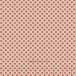 Polkadot Red 160085 | Creating Memories Winter by Tone Finnanger | Tilda Fabrics | Continuous Yardage | Fat Quarter