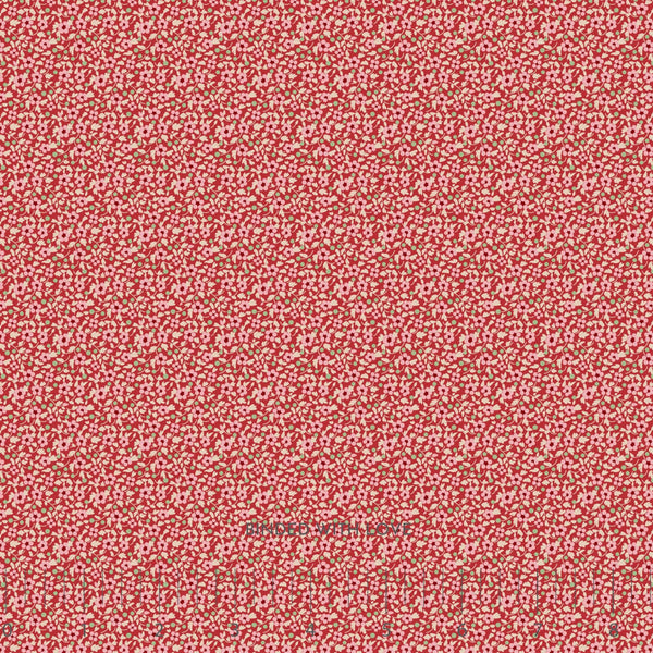 Brie Red 130149 | Creating Memories Winter by Tone Finnanger | Tilda Fabrics | Continuous Yardage | Fat Quarter