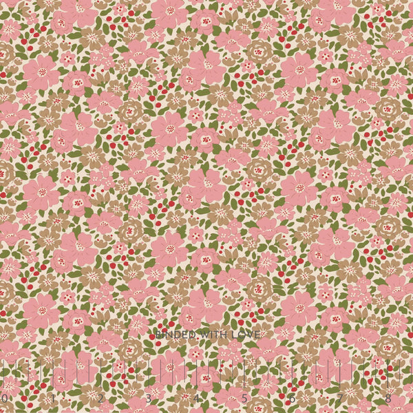 Harper Pink 130146 | Creating Memories Winter by Tone Finnanger | Tilda Fabrics | Continuous Yardage | Fat Quarter