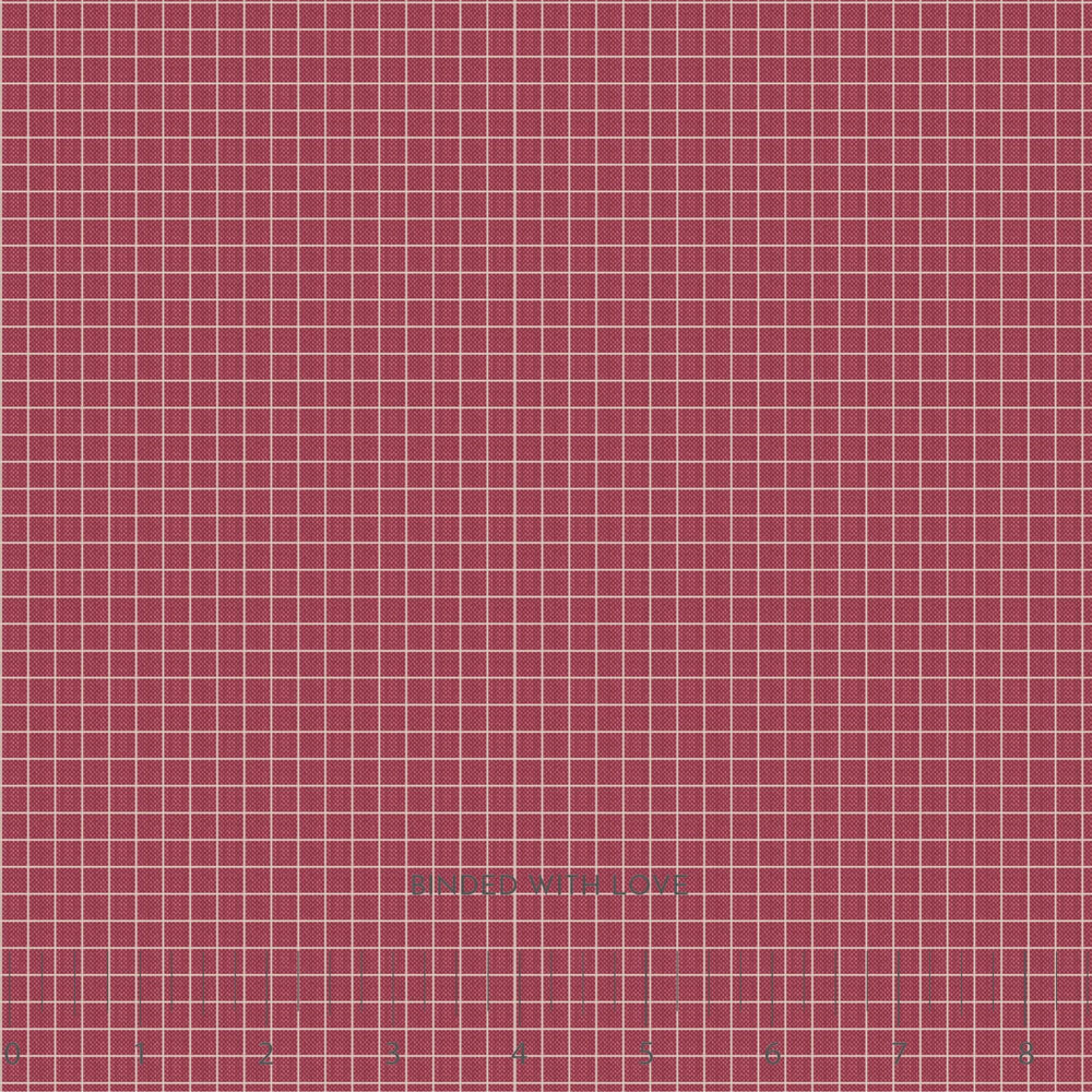 Plaid Burgundy 160086 | Creating Memories Winter by Tone Finnanger | Tilda Fabrics | Continuous Yardage | Fat Quarter