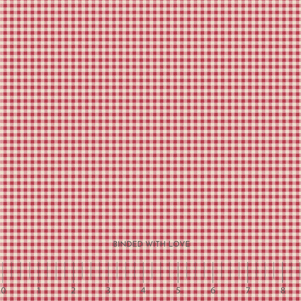 Gingham Red 160087 | Creating Memories Winter by Tone Finnanger | Tilda Fabrics | Continuous Yardage | Fat Quarter