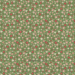 Evie Green 130145 | Creating Memories Winter by Tone Finnanger | Tilda Fabrics | Continuous Yardage | Fat Quarter