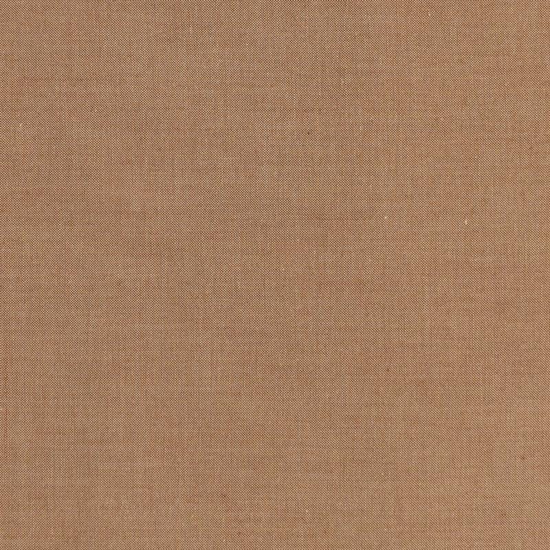 Brown 160035 | Chambray Basics Tilda Fabrics | Yarn Dyed Woven Quilting Fabric | Continuous Yardage | Fat Quarter
