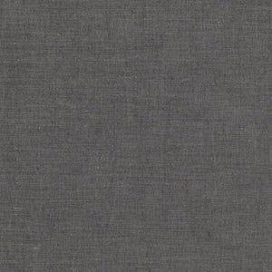 Dark Gray 160038 | Chambray Basics Tilda Fabrics | Yarn Dyed Woven Quilting Fabric | Continuous Yardage | Fat Quarter